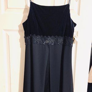 Teresa Page "Arianna" Navy Blue Gown, NEW with tags